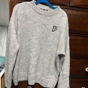 Victoria Secret PINK Knit Sweater Sz Large.